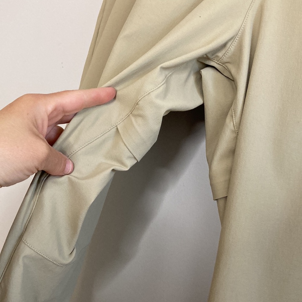Lululemon Commission Golf Pants Mens 38 x 28 Beige Stretch Water Resistant Chino - Picture 11 of 16